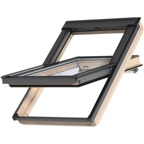 Fenêtre de toit VELUX à rotation 55x98 cm - Standard Bois - GGL CK04 3054 (1/2)