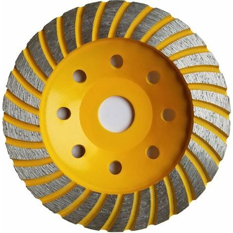 Disque Diamant à Meuler poncer le Béton 125 x 22,2 mm assiette pour meuleuse pour Béton, Granit, Pierre et Maçonnerie brique surfaçage façonnage-ARCAN (1/4)