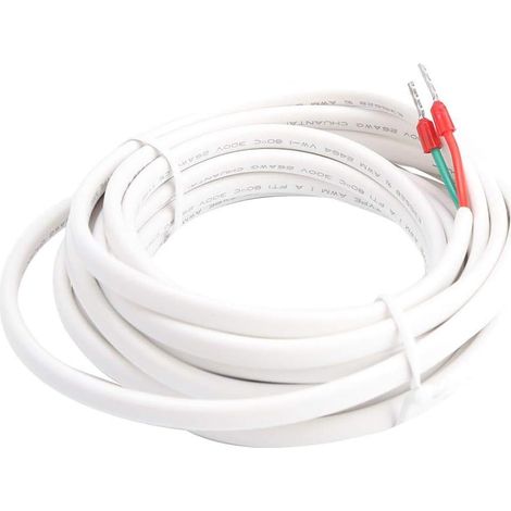 Floor Temperature Sensor, Underfloor Heating Floor Probe Underfloor Heating Thermostat Accessory Floor Temperature Sensor Probe Cable 3 Meters (1/5)