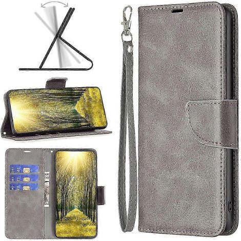 Echtleder-Klapphülle für Motorola Edge 40 – Schutzhülle mit Lammlederstruktur, Premium-Design (1/4)