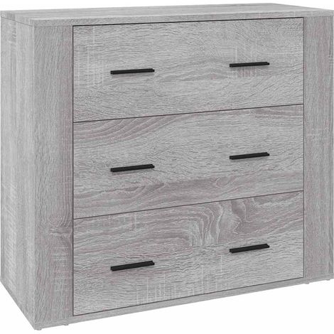 BadezimmerspiegelschrankBadspiegelschrank Schwarz Eichen-Optik (1/5)