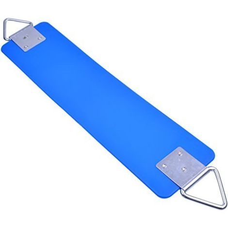 Balançoire de jardin 30,4 x 6 x 0,27 pouces pour garçons, filles et adultes avec anneau triangulaire en métal - Bleu (limite de poids 113 kg / 250 lb) (1/5)