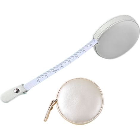 Lot de 2 mètres ruban souples rétractables pour le corps, ruban de couture à double échelle, idéal pour la mesure des vêtements, du tricot et des travaux manuels. (1/5)