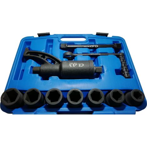 CLAS - Démultiplicateur de couple R1:56 2800Nm + 7 douilles 1" PL H.75mm - OM 4525
