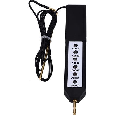 Testeur de clôture électrique, voltmètre étanche 10 kV, appareil portable à 6 voyants pour usage agricole (1/5)