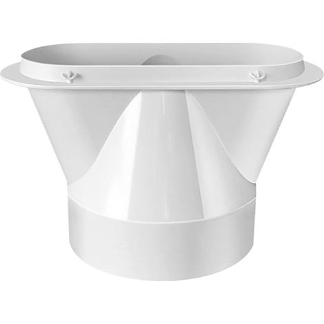 Raccord de tuyau de clim portable Raccord tube d'évacuation fenêtre plate Connecteur D'Flexible Climatiseur Mobile Pour conduit de diamètre 130mm/150mm, appartement, cuisine, chambre, fenêtre (1/5)
