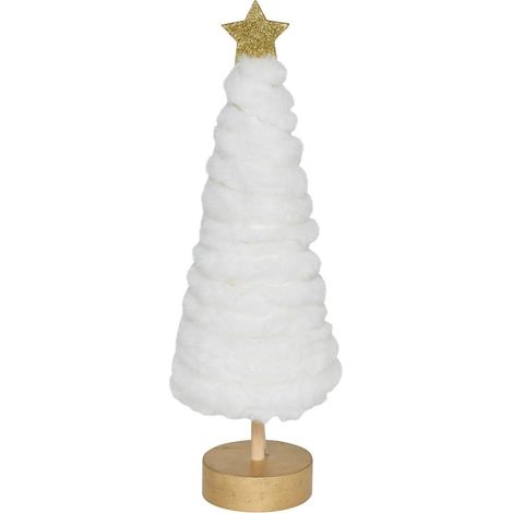 Abete con pelliccia led 38cm bianco - Feeric lights & christmas