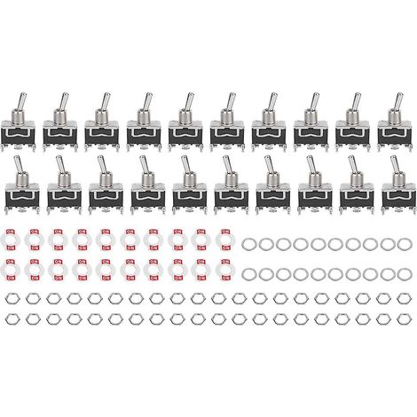 Interrupteur à bascule BERM avec voyant LED, bouton-poussoir, 3 broches, 2 niveaux marche/arrêt, 15 A, 250 V CA, BEM-1121 (1/5)