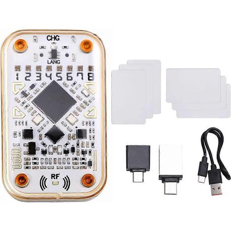 Chameleon Ultra RFID-Chip-Lesegerät + 3XUID/CUID 125K 13,56 MHz Smartcard-Emulator, NFC-Dekodierungstool (1/5)