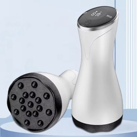 Appareil de massage électrique Bianstone chauffant et vibrant (noir), instrument Gua Sha universel réglable sur 9 niveaux (1/5)