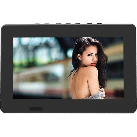 Lecteur vidéo portable ATSC 7 pouces, compatible vidéo 1080p, écran LED HD, batterie rechargeable intégrée (1/5)