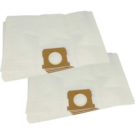 vhbw 10x Sacs compatible avec Stihl SE 33 aspirateur - papier, 30cm x 48cm blanc (1/4)