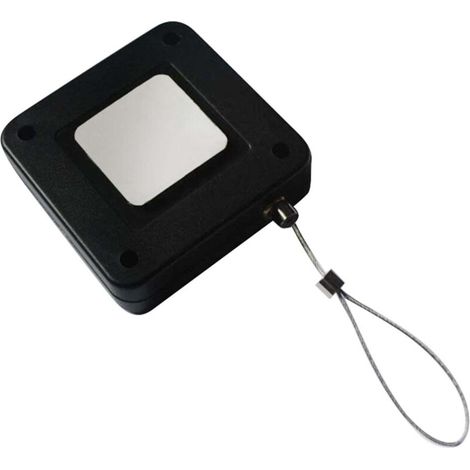 Ferme-porte automatique à tension 800G avec boîtier de câble antivol en fil d'acier de 1,2 m (noir) (1/5)