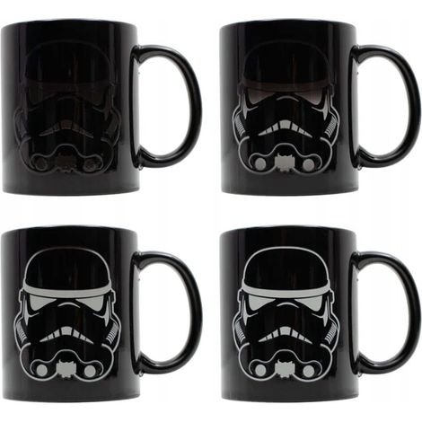 Tazza termoattiva STAR WARS, tazza originale Stormtrooper con scambio termico (300 ml) (1/5)