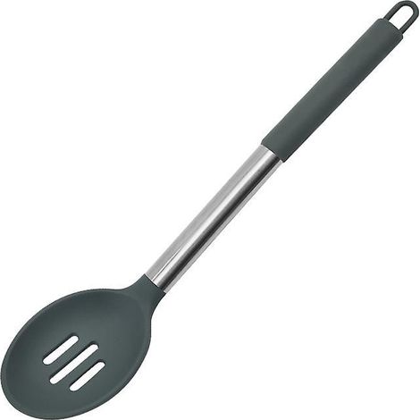 Set mit 1 Silikon-Kochlöffel, massives Schaumlöffel-Set, antihaftbeschichtet, BPA-frei, hitzebeständige Küchenutensilien