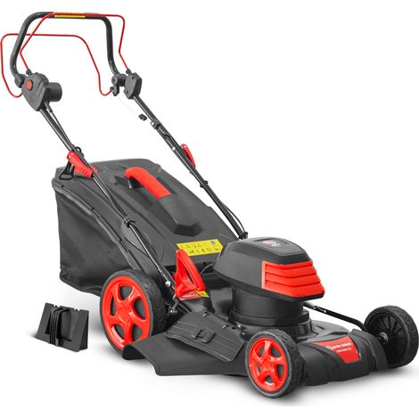 Elem Garden Technic – Tondeuse électrique filaire 1800W – Largeur de coupe 46 cm – Réglage hauteur 7 positions – Bac 50L – Fonction mulching – Autotractée (1/5)
