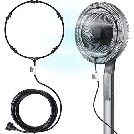 Esterno Misting Fan Esterno Misting Fan Kit Esterno Misting Ventilation System 26,24 ft (8 m) 5 Zoll flexibler Schlauch in Otto (1/4)