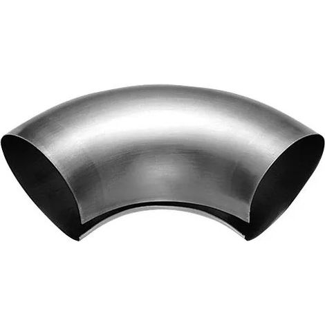 Coude lyonnais zinc naturel 90° – Raccord pour gouttière – Diamètre 80 mm – Système d'évacuation eaux pluviales (1/2)