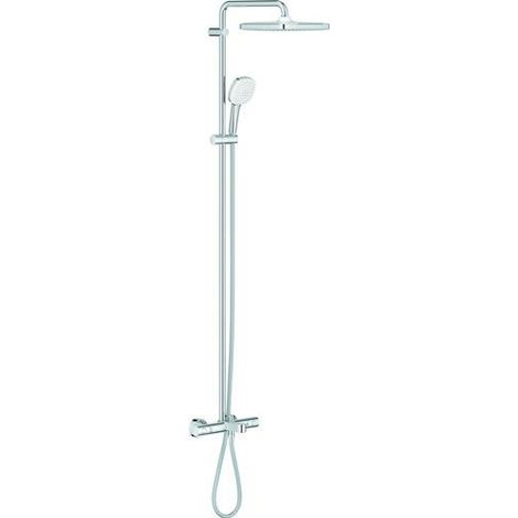 Grohe Tempesta System 250 Cube Sistema vasca-doccia con miscelatore termostatico Cromo, 26691001