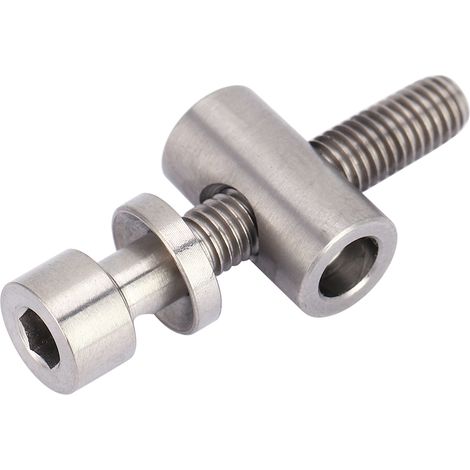 Vis à tête ronde fixe en alliage de titane M5x30/35/40 mm pour tige de selle de vélo (Titane M5x30) (1/5)
