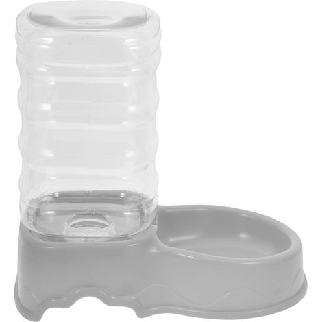 Distributeur d'eau pour Chat et Chien en Plastique  Système de Remplissage Automatique par Gravité, Design Simple et Élégant pour Usage Domestique