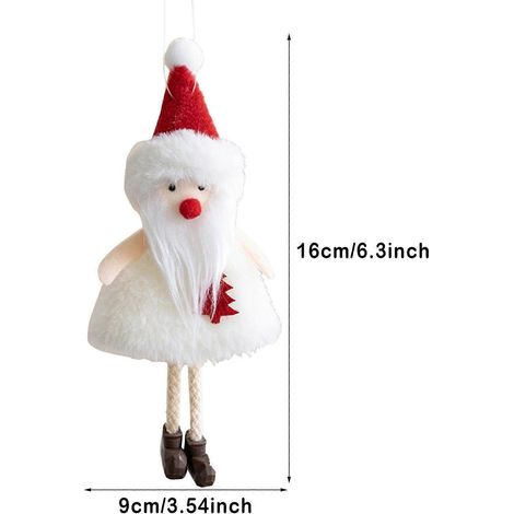 Sonderangebot Weihnachtsdekoration: Gesichtsloser Gartenzwerg (1 Stück), Dekorative Tischfigur, Kreativer Anhänger, Weihnachtsdekoration A