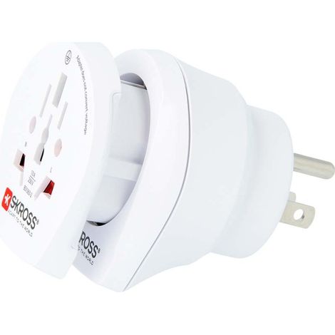 Skross SKR1500204E Adaptateur de voyage Combo Blanc (1/5)