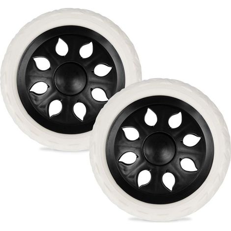 Ersatzräder für Einkaufswagen 16 cm 2 Stück.