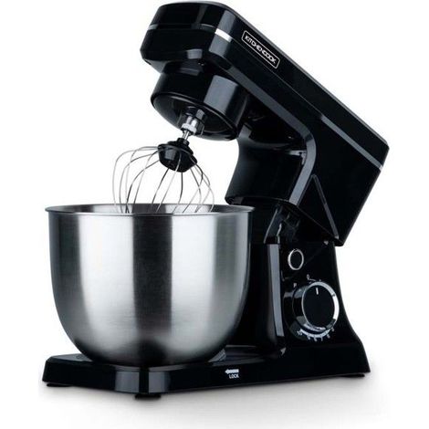 Kitchencook- Robot Pâtissier Noir 6l 1500w Inox Robomix