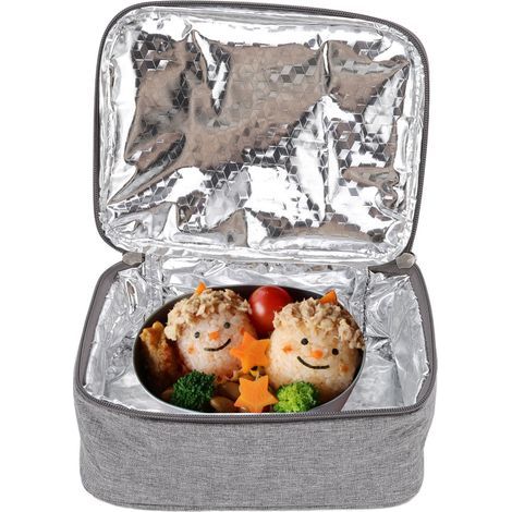 Boîte-repas chauffante portable USB en toile Oxford, facile à nettoyer, pour bureau, voyage et salle de sport (1/5)