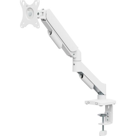 Support écran PC à ressort mécanique 1 écran PC 17"-32", Blanc (1/3)