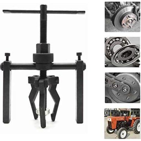 3 Jaw Inner Bearing Puller for Car Motorcycle Auto, Carbon Steel Inner Bearing Puller (1/5)