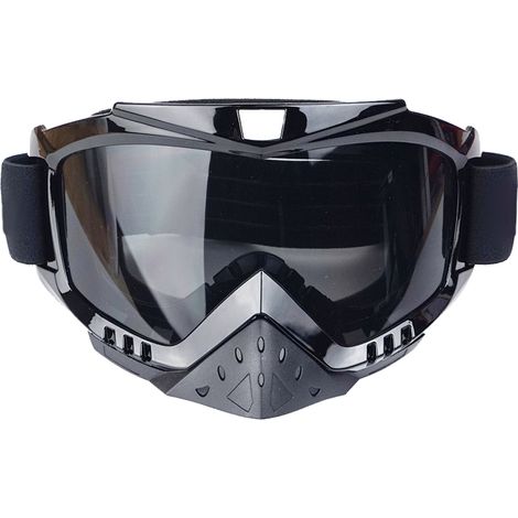 Lunettes de protection compatibles casque tout-terrain, lunettes moto et ski, polyvalentes pour sports outdoor et deux-roues (1/5)