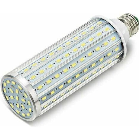 Ampoule Led, E27 60W 6000K 5850LM 550W Ampoule de haute puissance en aluminium de conversion équivalente, AC85-265V, réverbère de LED, 360 degrés projecteur, pour le garage, allée,Irisfr(1Pcs,lum (1/4)