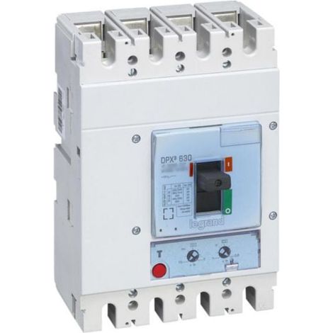 Disjoncteur magnétothermique DPX³630 pouvoir de coupure 36kA 400V - 4P - 630A - LEGRAND