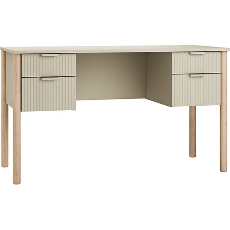 Scrivania a 4 cassetti Pinio Miloo Champagne (1/5)