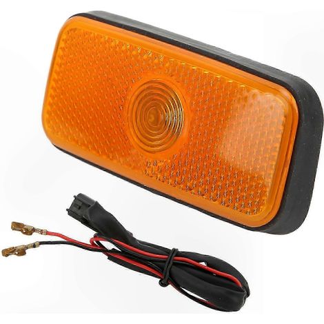 Boîtier de feu de position latéral orange pour Transit MK7 2006-2013, lentille de remplacement VYC15 AC5034 (1/5)