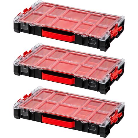 Qbrick System 3x PRO 100 Organizer 452 x 296 x 79 mm 5 l stapelbar IP54