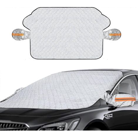 Pare-soleil magnétique universel pour pare-brise de voiture, protection anti-UV, anti-givre et anti-UV, avec 9 aimants, 143 x 109 cm (1/5)