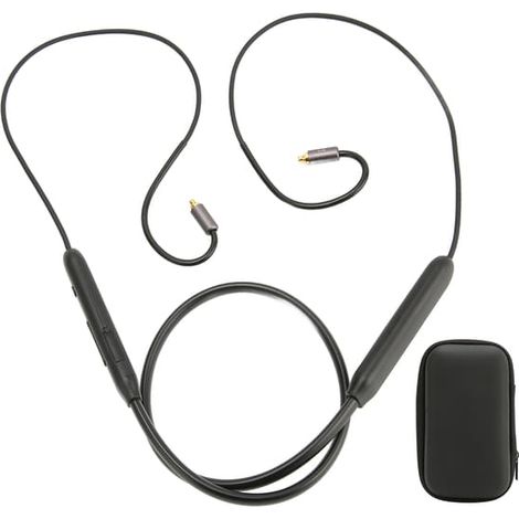 Câble adaptateur Bluetooth sans fil MMCX avec microphone et télécommande pour casques Sennheiser IE300, IE600 et IE900 (1/5)