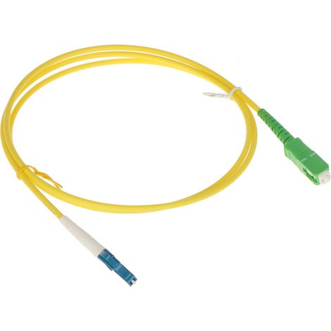 Cable de conexión monomodo PC-SC-APC/LC de 1 m (1/2)
