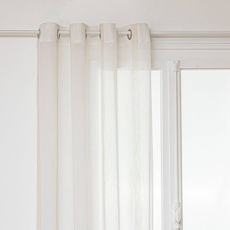 Gardine - Leinen - weiß - 140x240 cm