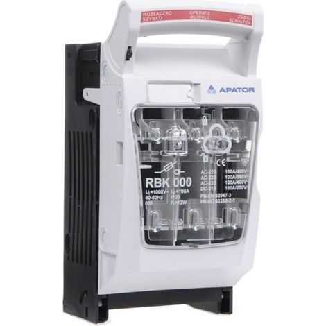 Interruttore sezionatore con fusibili 160A RBK 000 pro /terminali a ponte 1,5-35mm2/ 63-823191-011