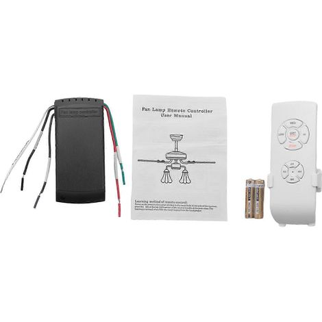 Kit de télécommande universelle pour ventilateur de plafond avec minuterie et interrupteur sans fil (kns) (1/5)