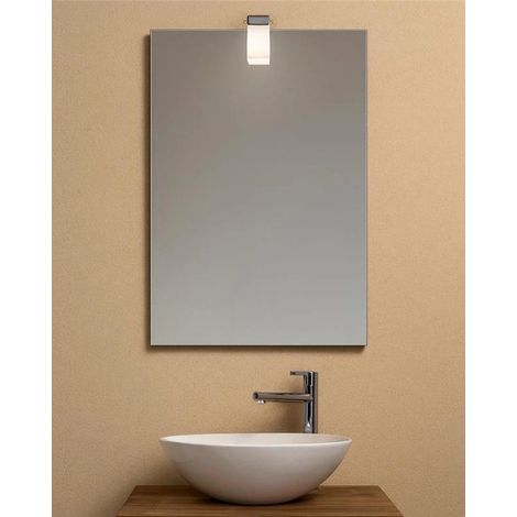Specchio bagno 45x65 Eko reveribile con Lampada a bicchiere (1/2)