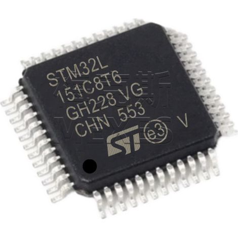 Composants électroniques de la puce STM32L151C8T6 STM32L151CBU6, 5 unités assemblées.