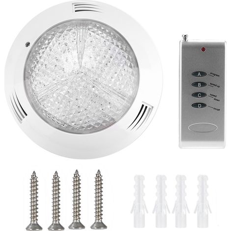Eosnow AC12V 35W 360LED RGB wasserdichte Poolleuchte Mehrfarbige Unterwasserlampe mit Fernbedienung