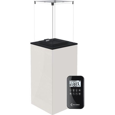 Terrassenheizer Patio Mini Glas weiß automatische Steuerung 8,2kW (1/5)