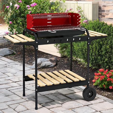 Barbecue au charbon en métal Kiefernholz 103 x 47 x 95 cm (1/5)