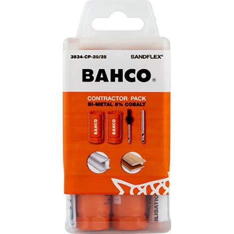 Holesaw set Bahco sandflex bi-metal 8% cobalto 38 mm